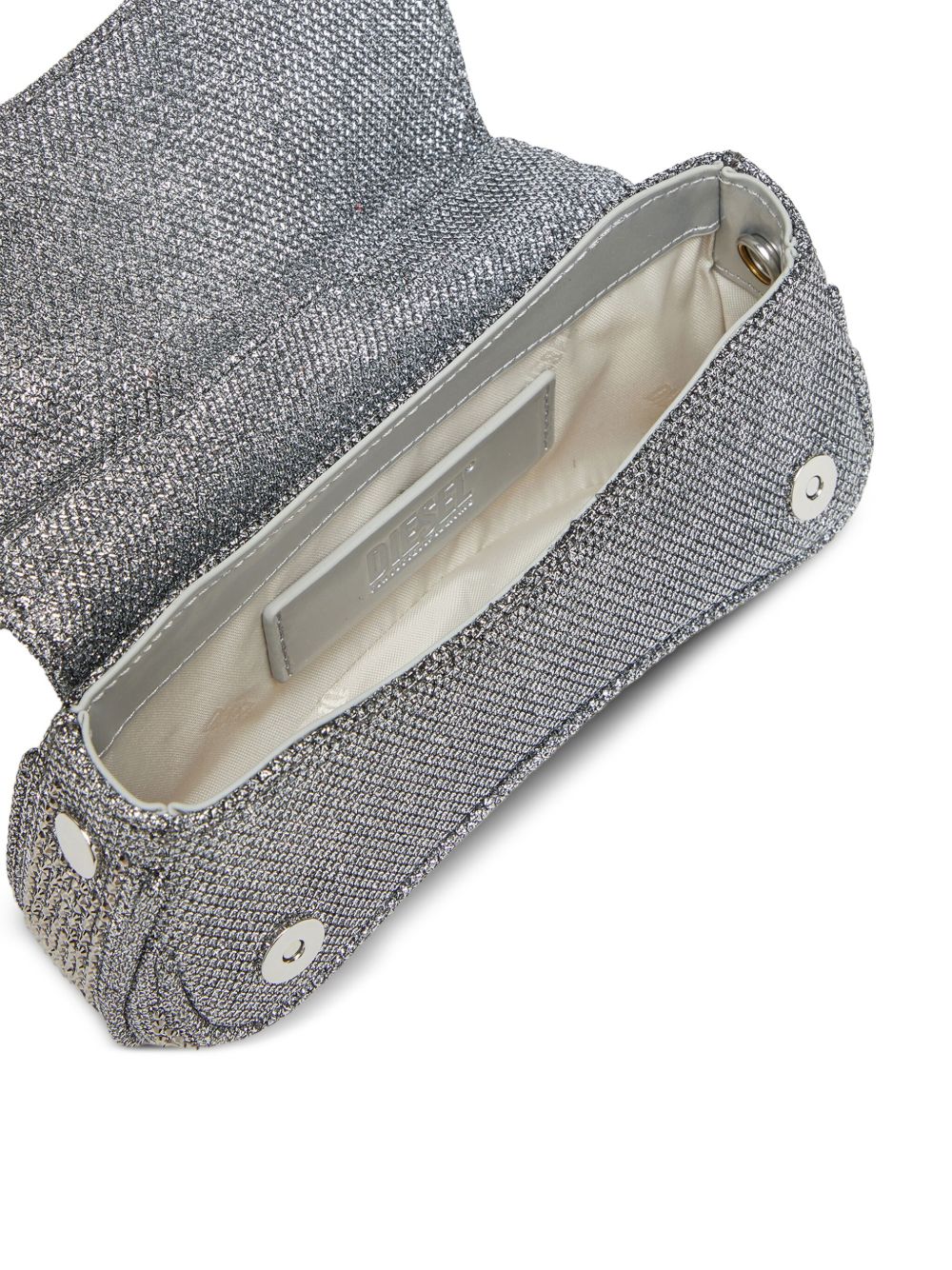Curved Silver Bag