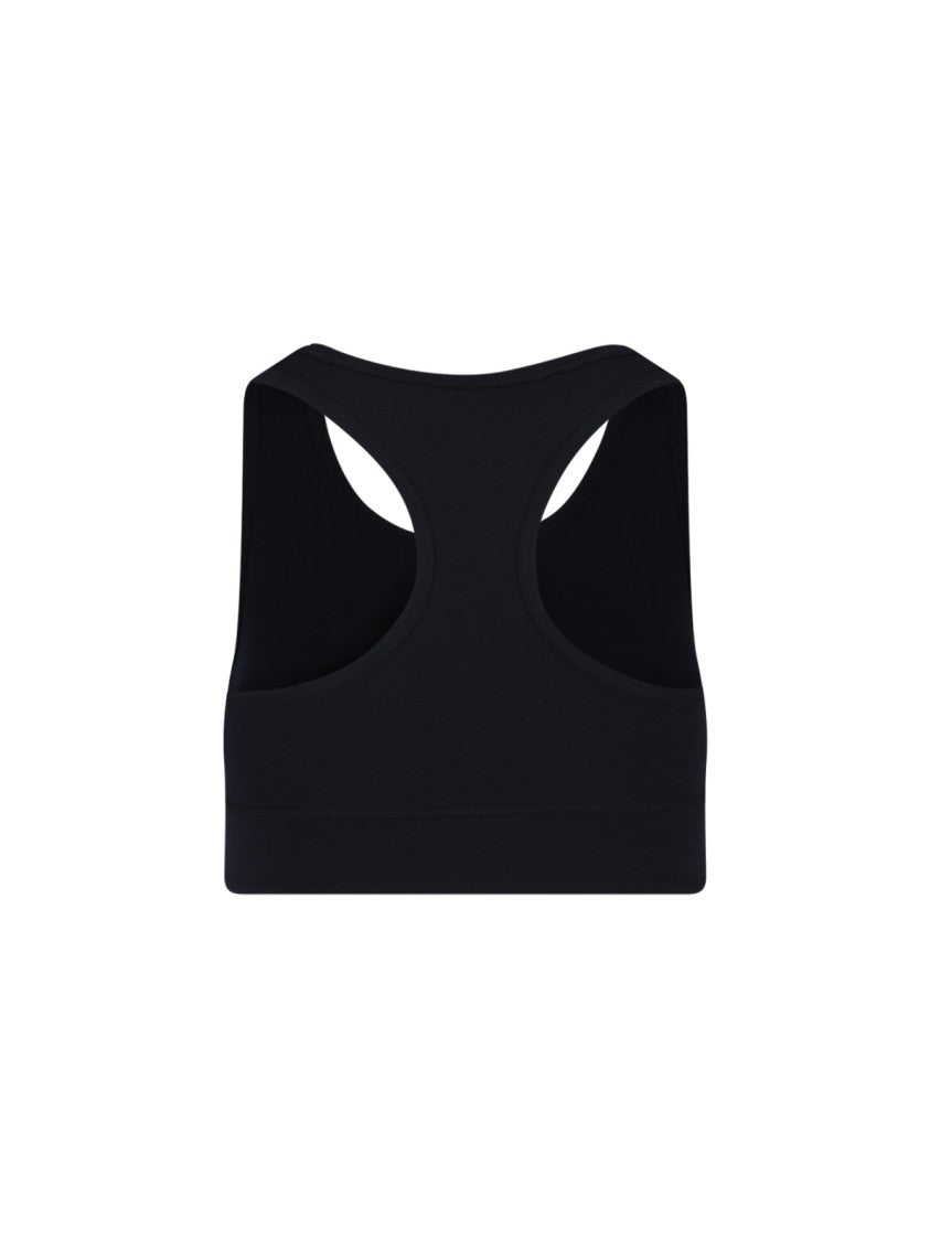 "Activewear" Crop Sport Top – Black