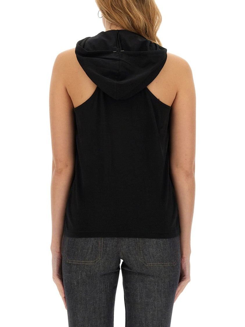 Hooded Sleeveless Top
