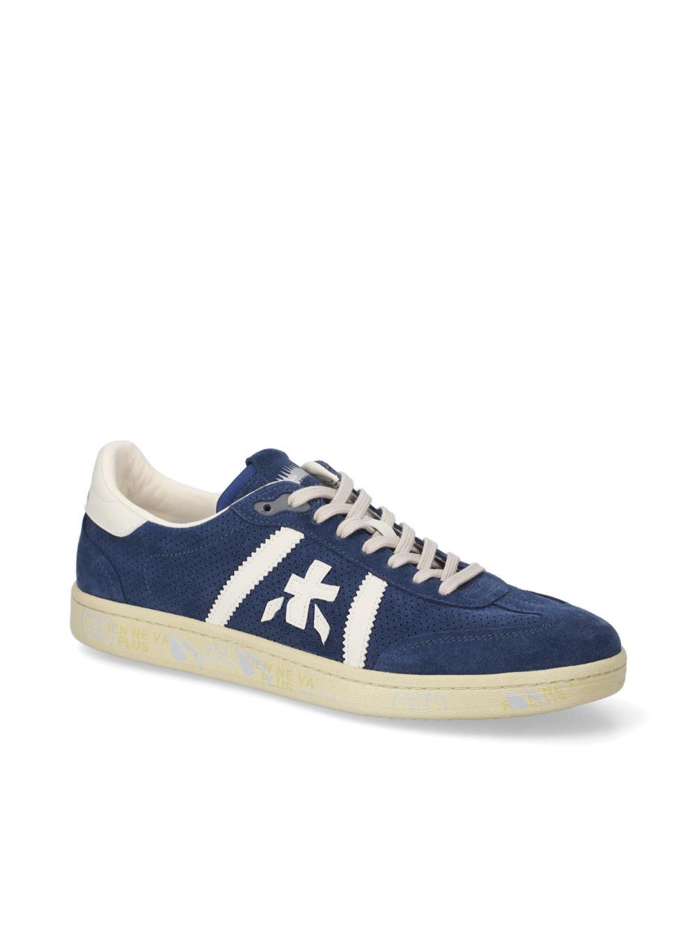 White Suede Lace-Up Sneakers