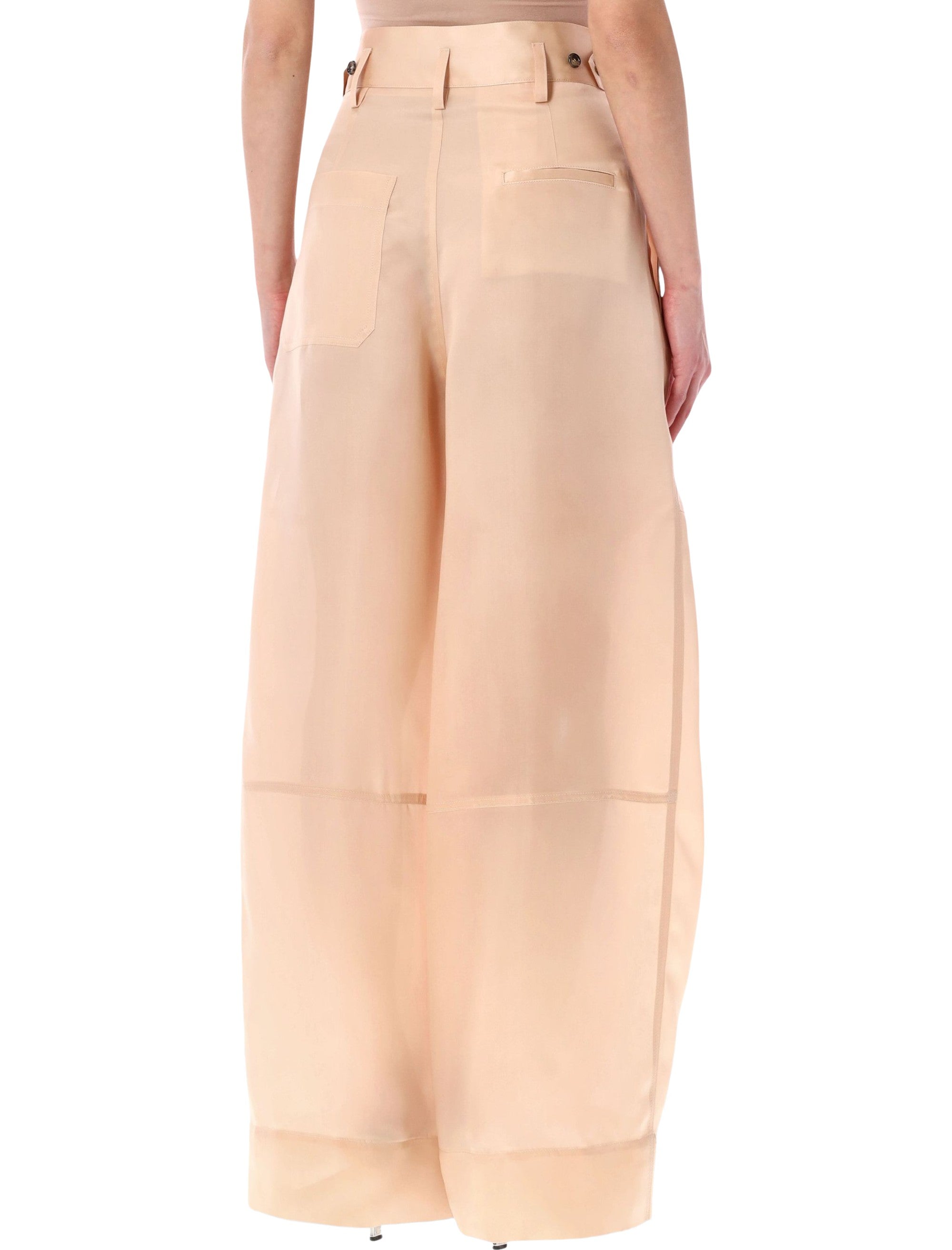 Silk Organza Trousers