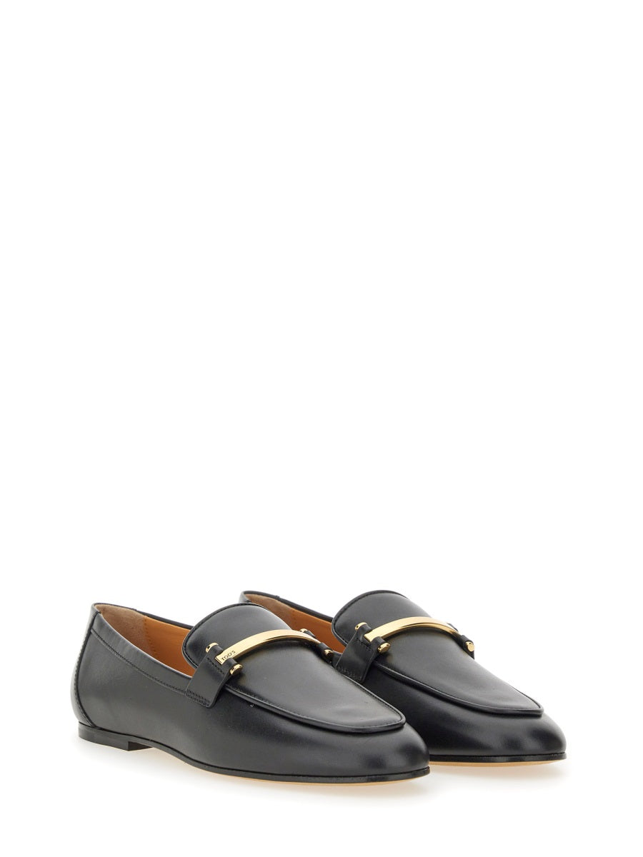 Pointed Toe Leather Loafers
