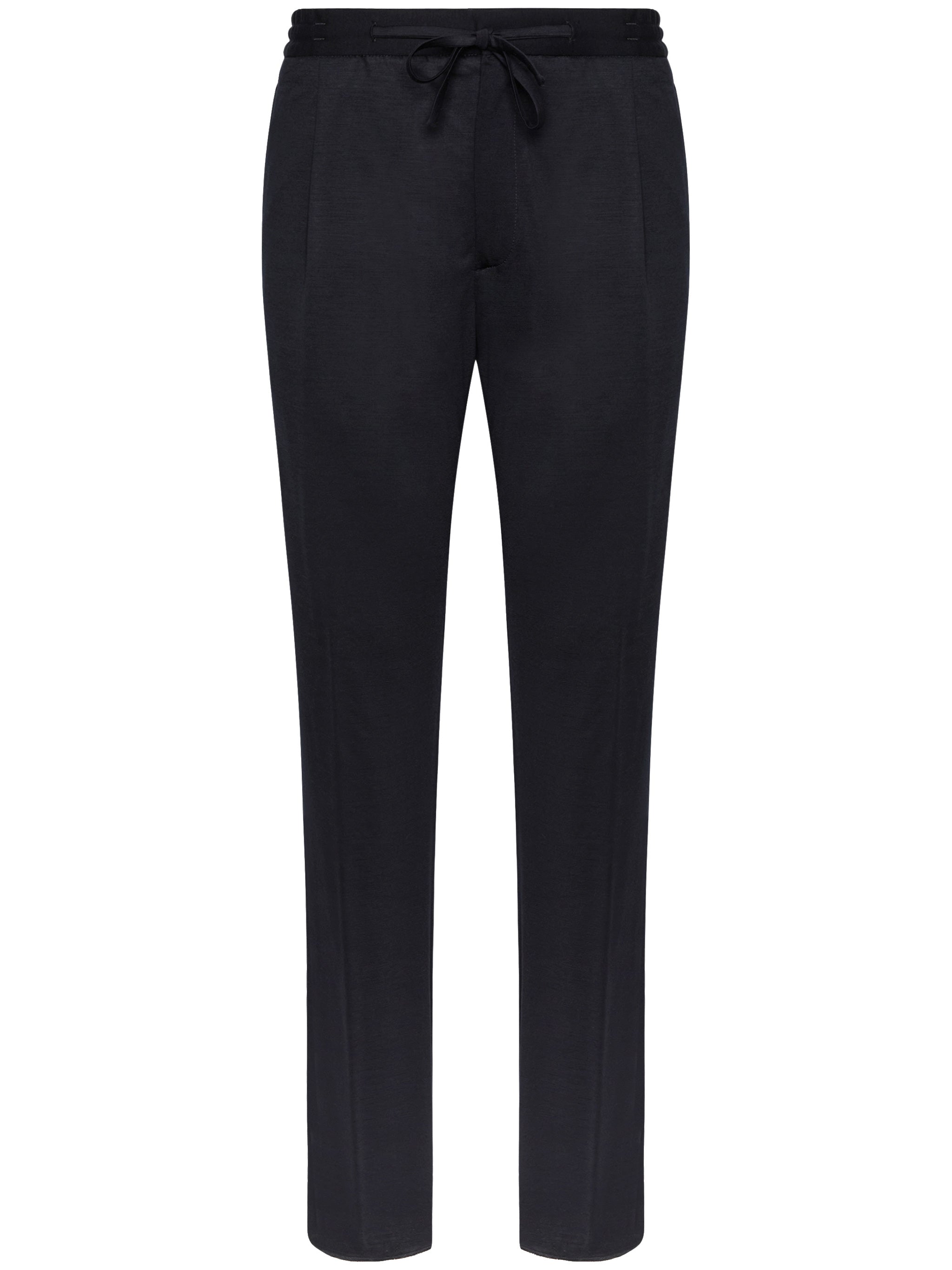 Black Easy Wear Drop Two-Piece Suit