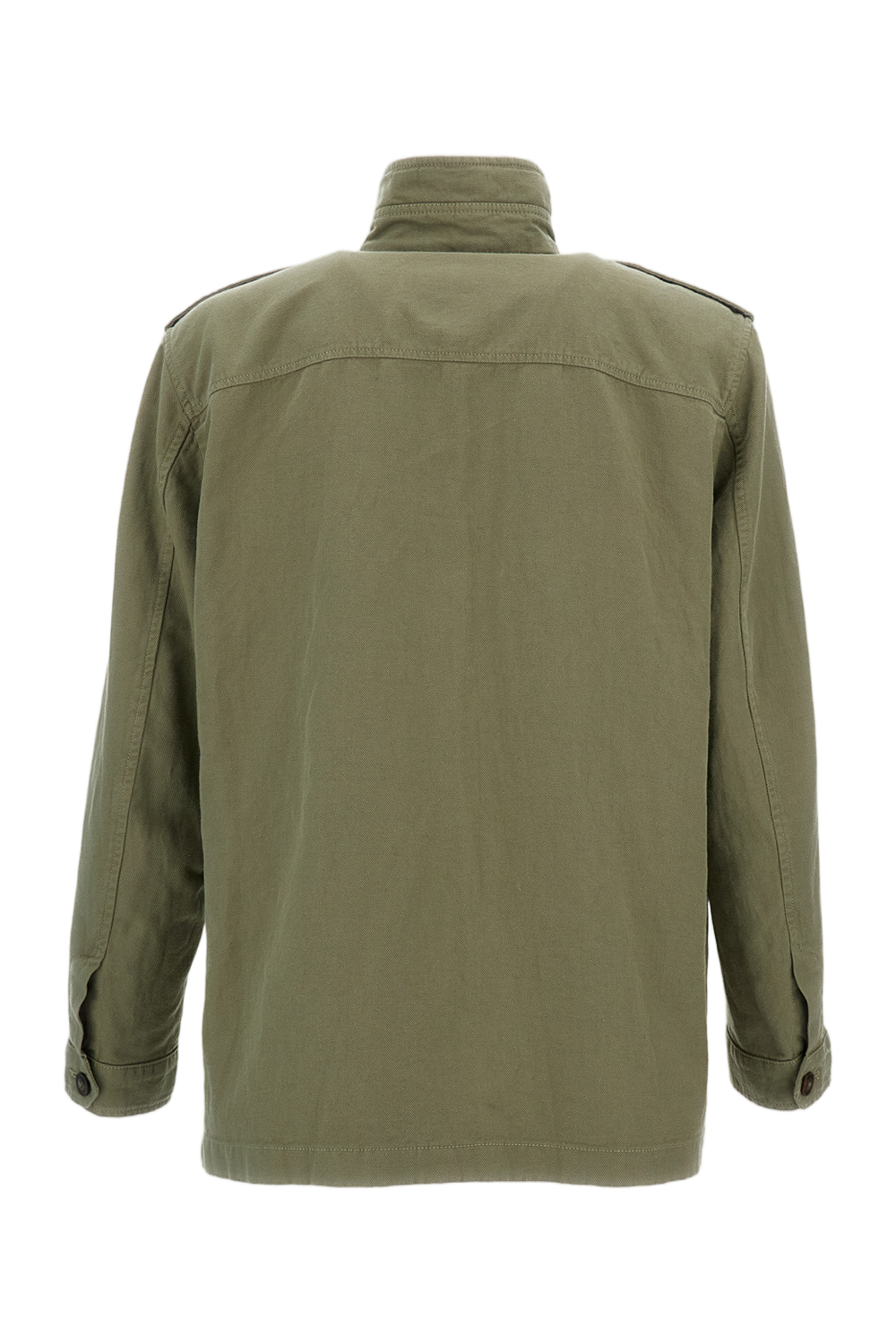 Washed Cotton and Linen Explorer Field Jacket with Iconic Metal Hook