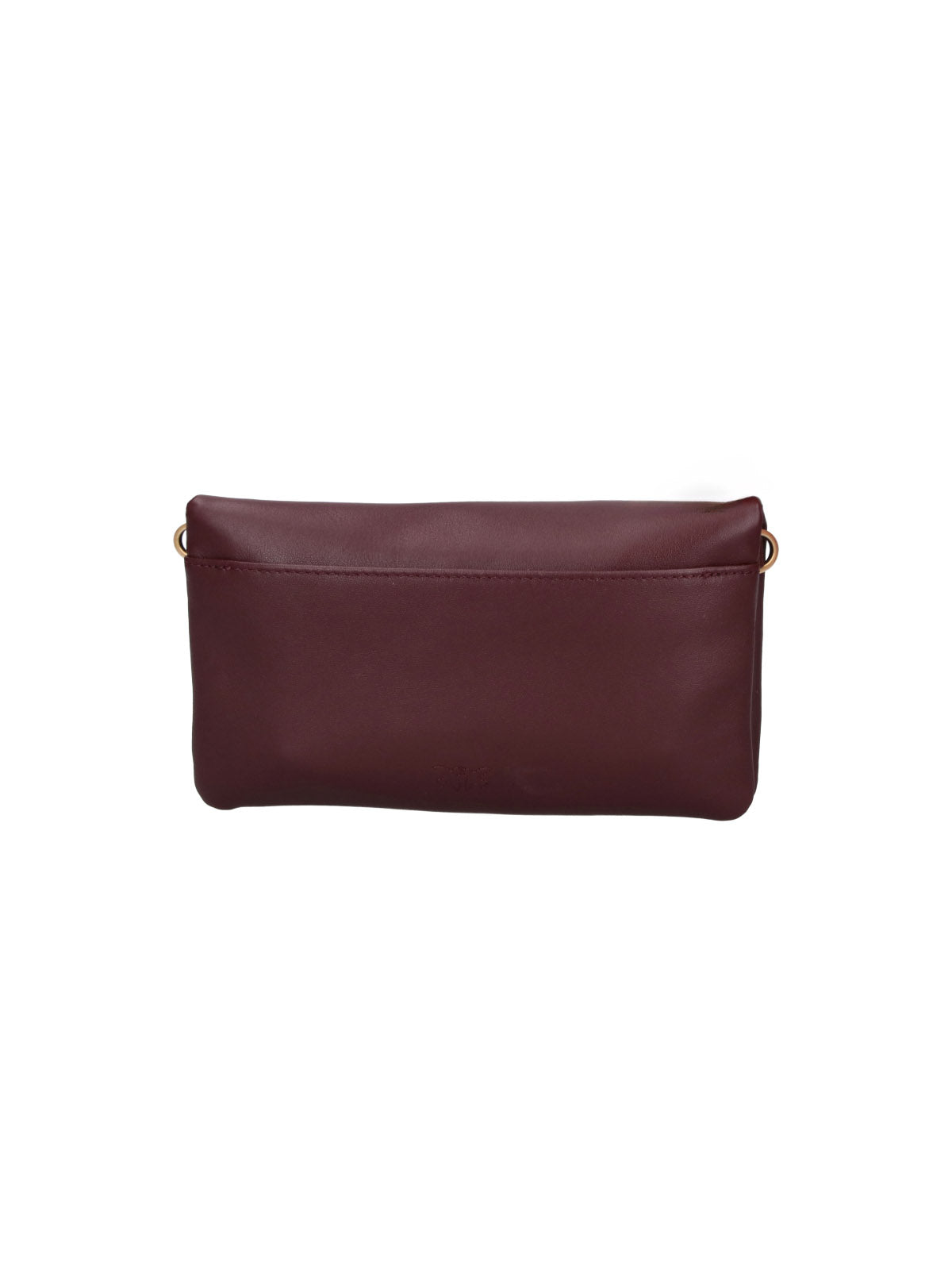 Burgundy Love Click Calf Leather Bag