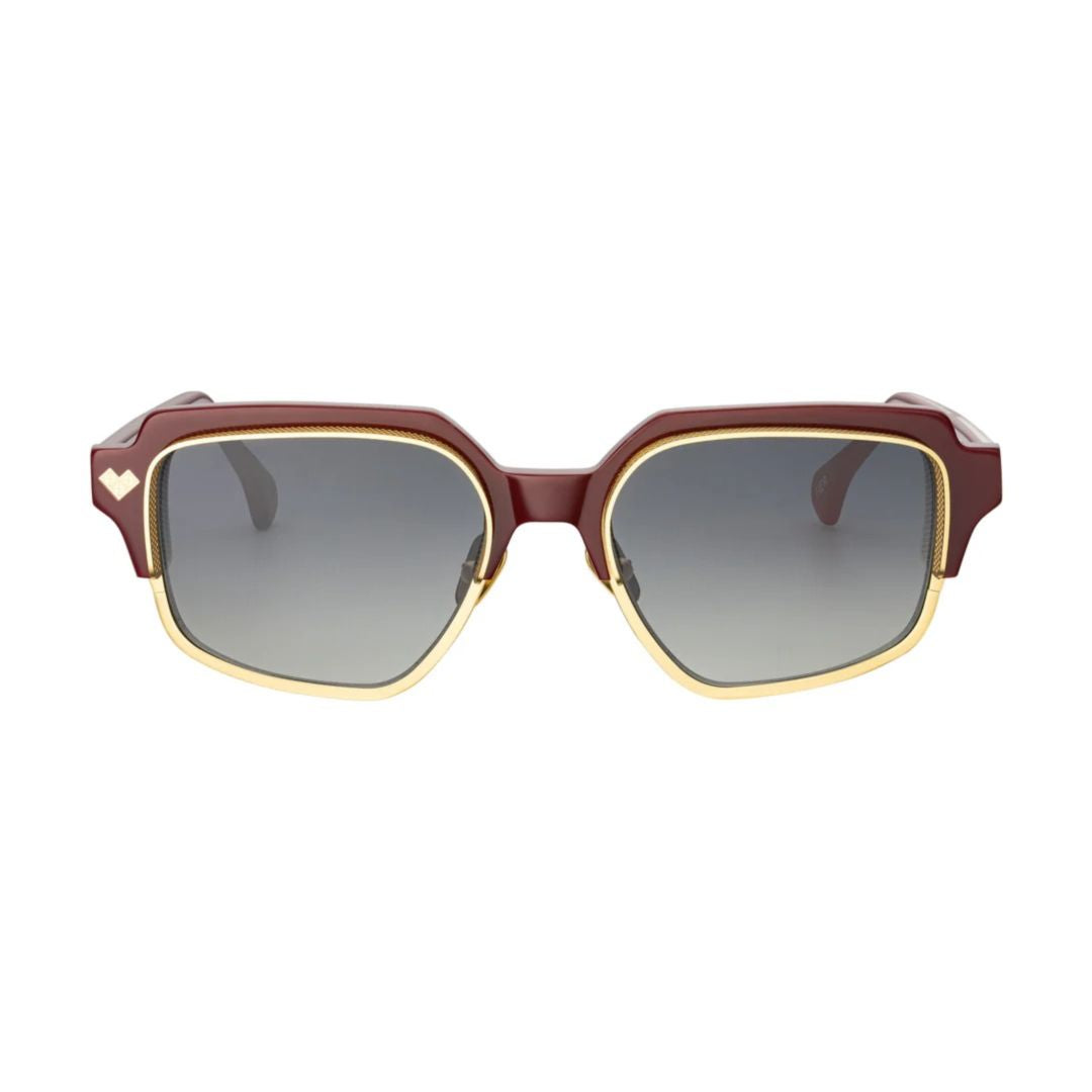 Fier F-3 Square Frame Sunglasses with Gradient Lenses