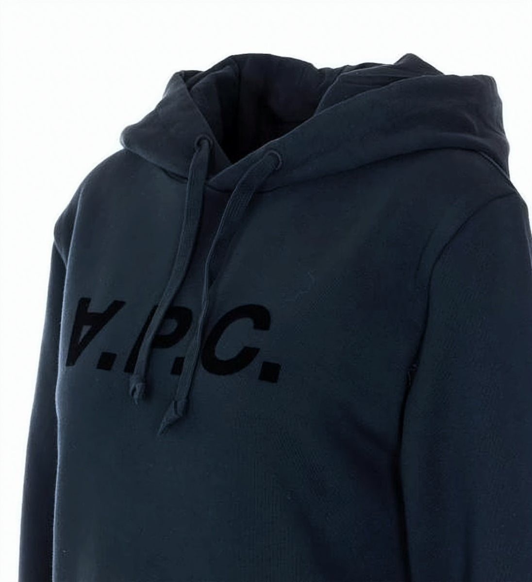 Classic Pullover Hoodie with Velvet-Textured Logo