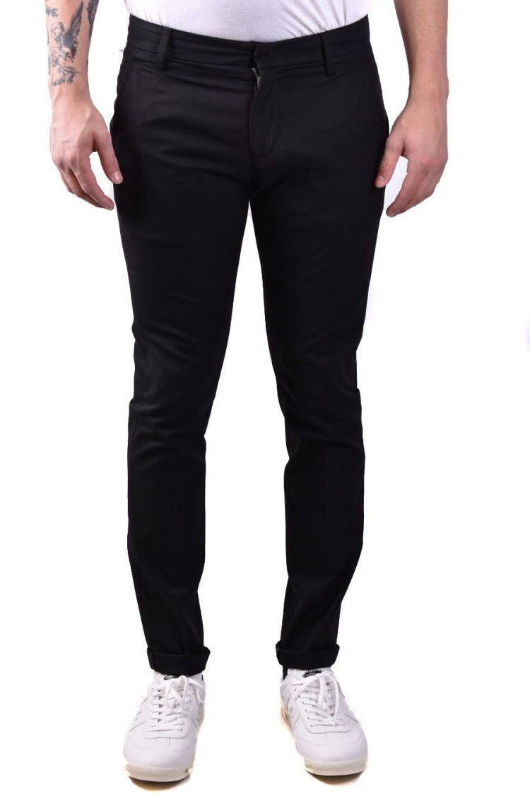 Black Cotton Pants