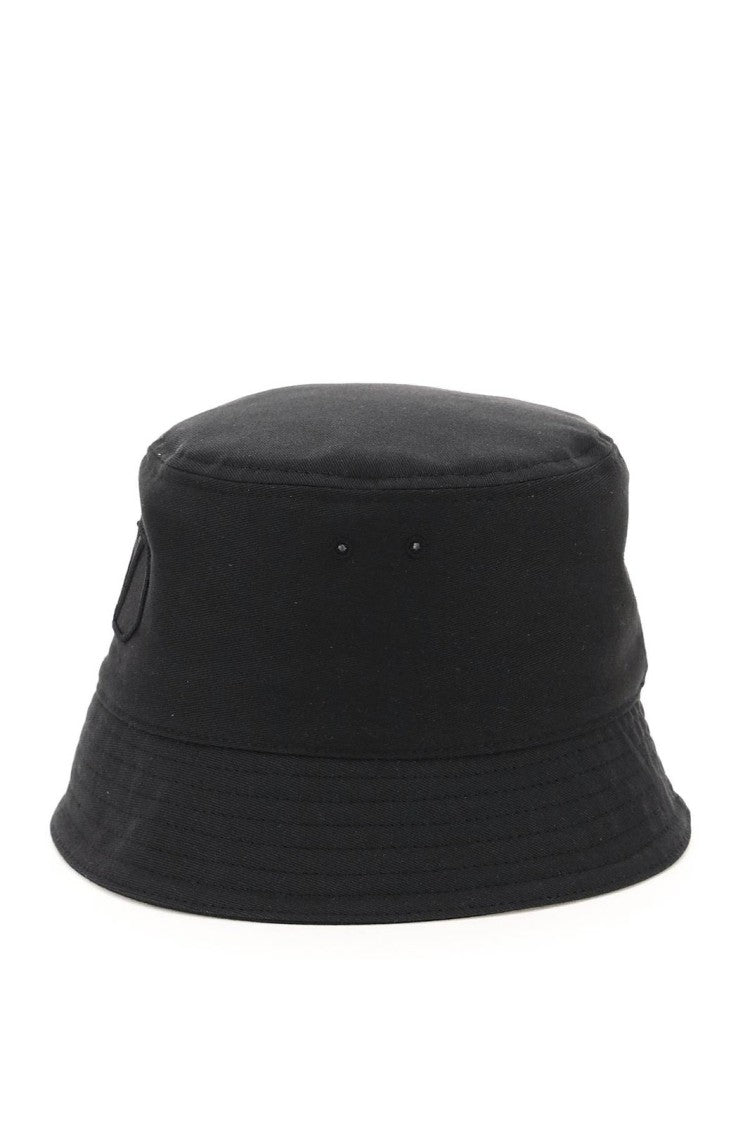 Classic Black Bucket Hat with Embroidered Logo