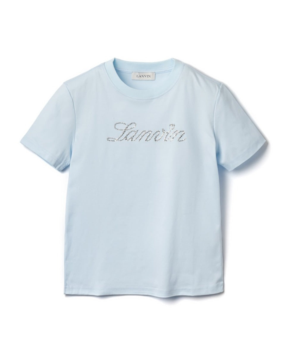 Light Blue Cotton T-Shirt