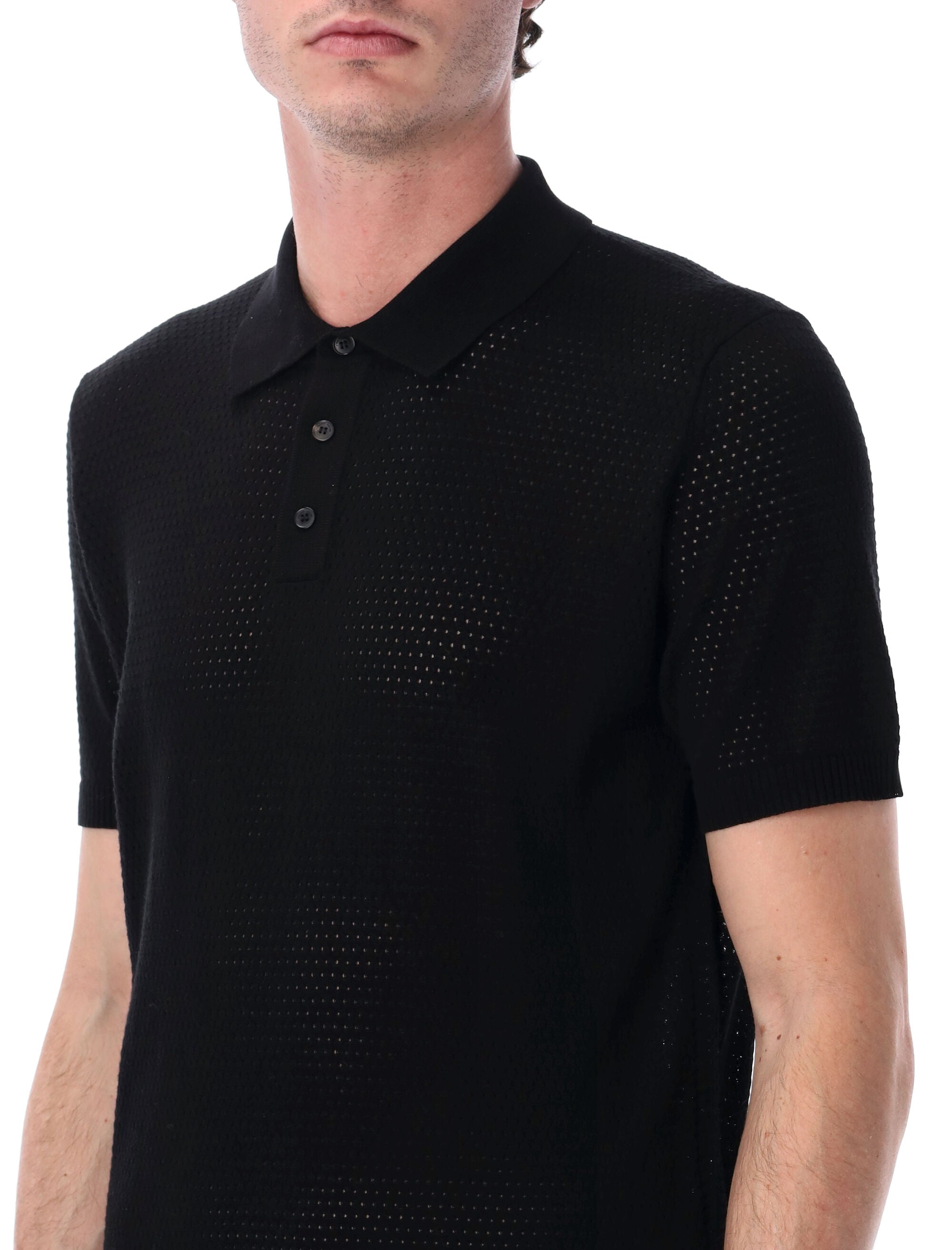 Mesh Cotton Polo