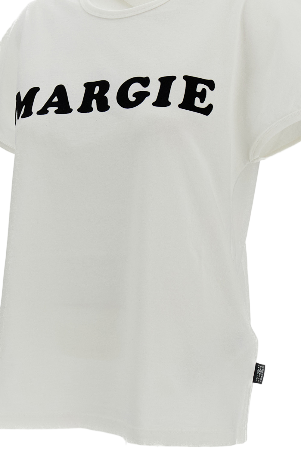 Cotton Short-Sleeve T-Shirt with Embossed Detail