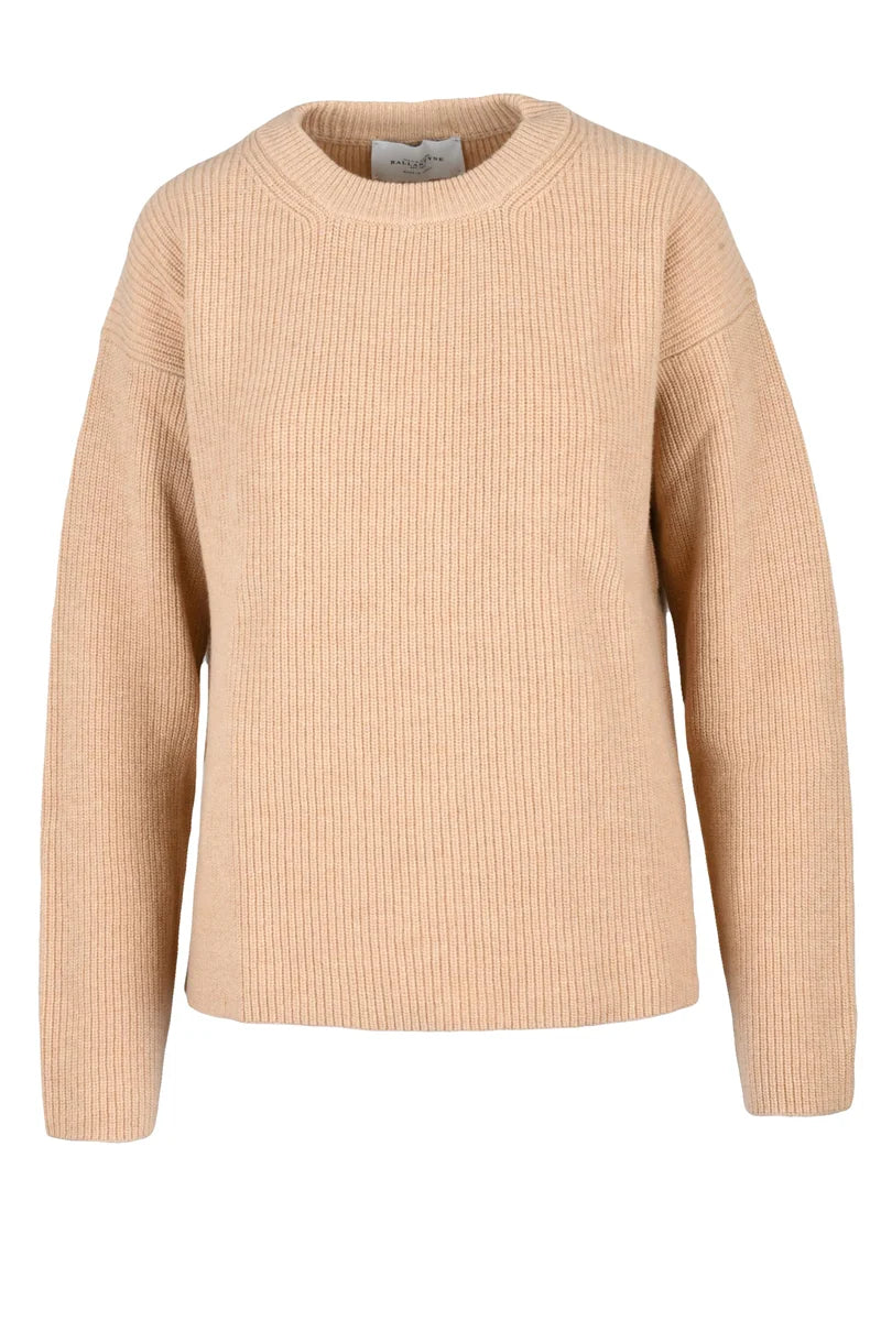 Ribbed Sweater - Beige