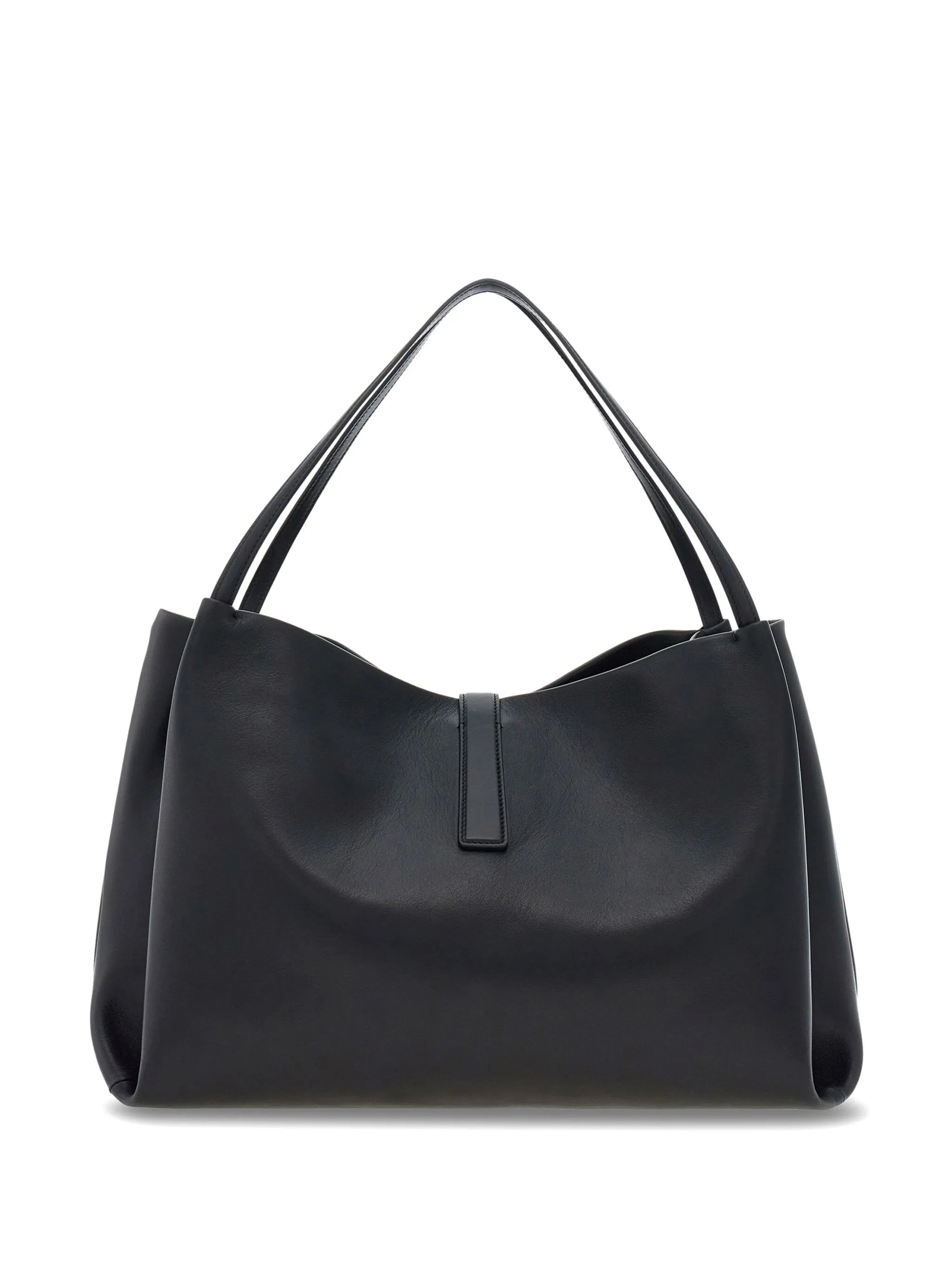 Black Tote M Medium Structured Totes