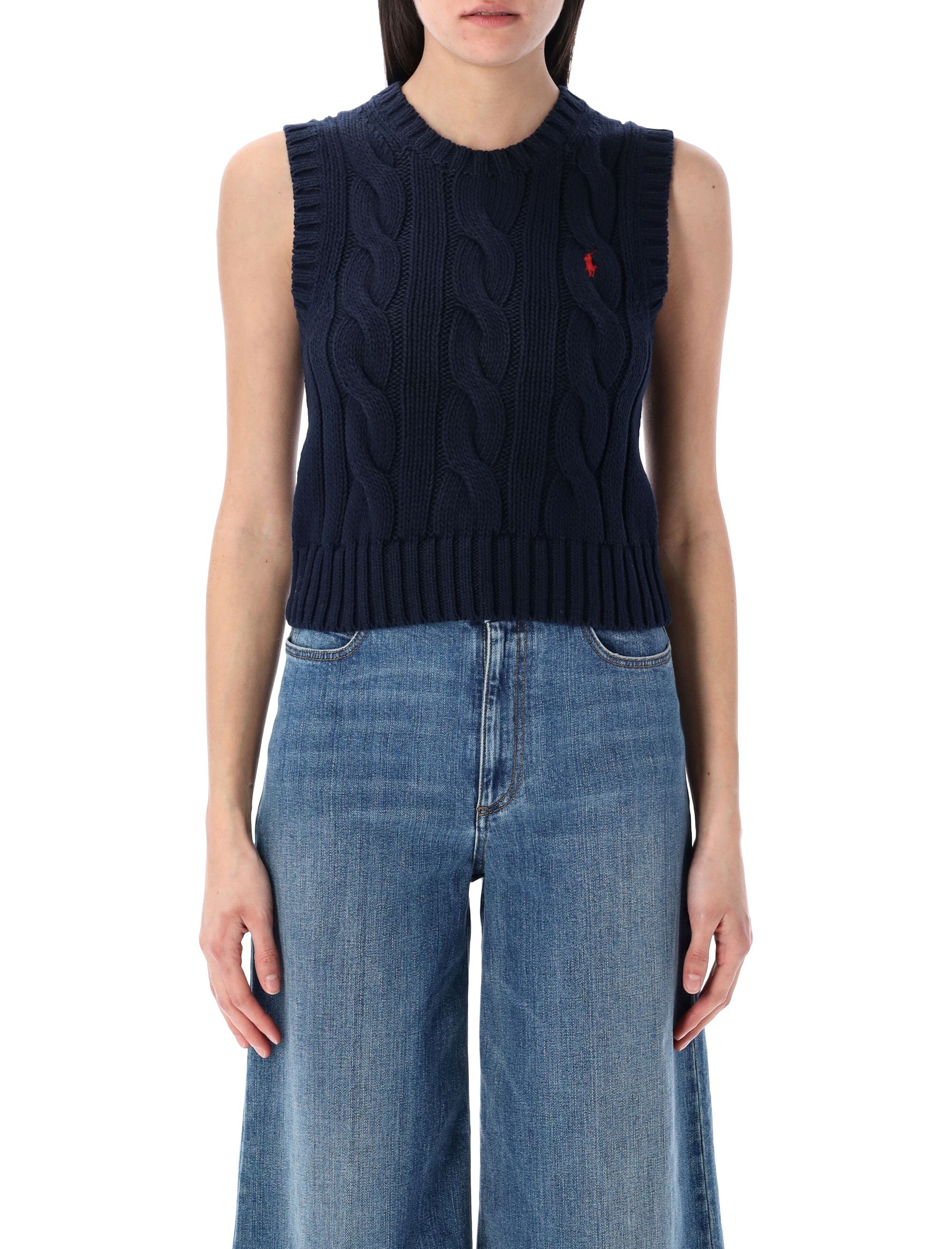 Cable Knit Vest
