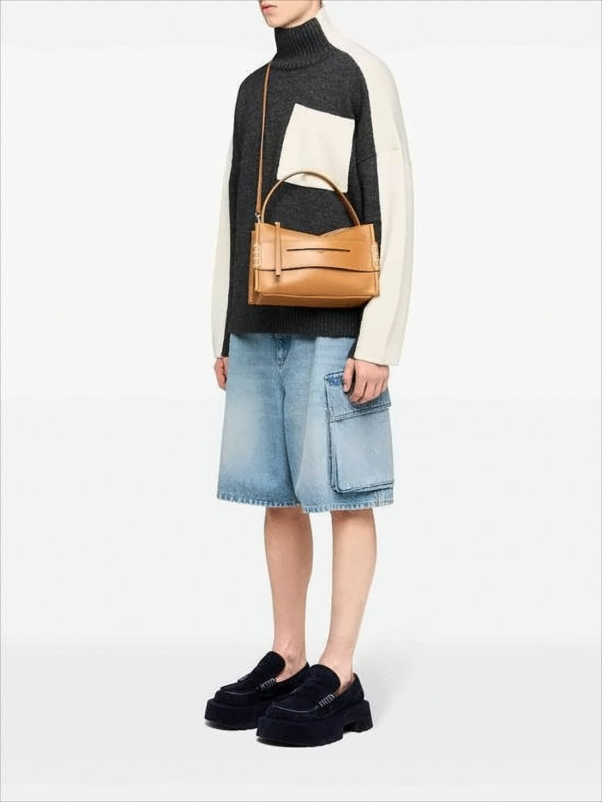 Relaxed Fit Light Blue Denim Cargo Shorts