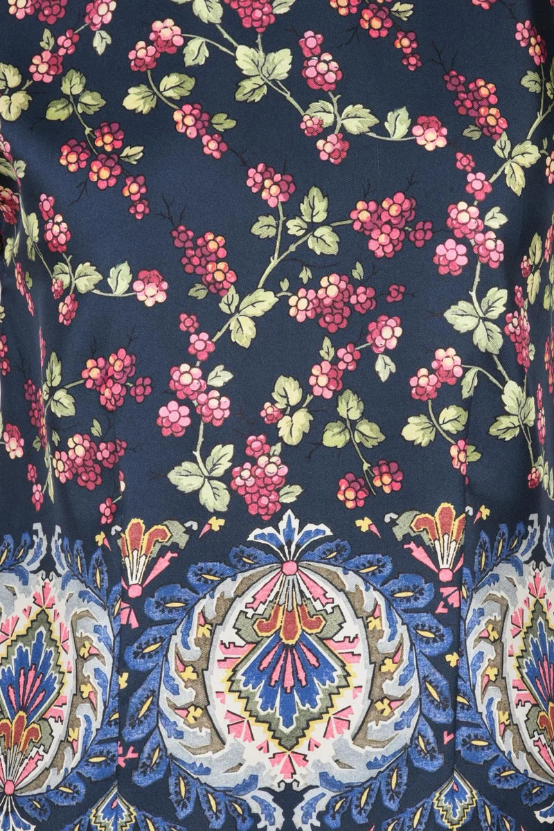 Women's Silk Blouse - Multicolor