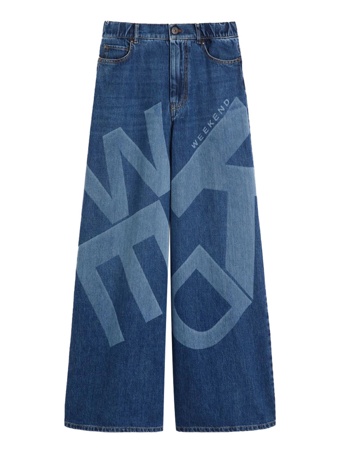 Used Blue Denim Wkdvortice Jeans