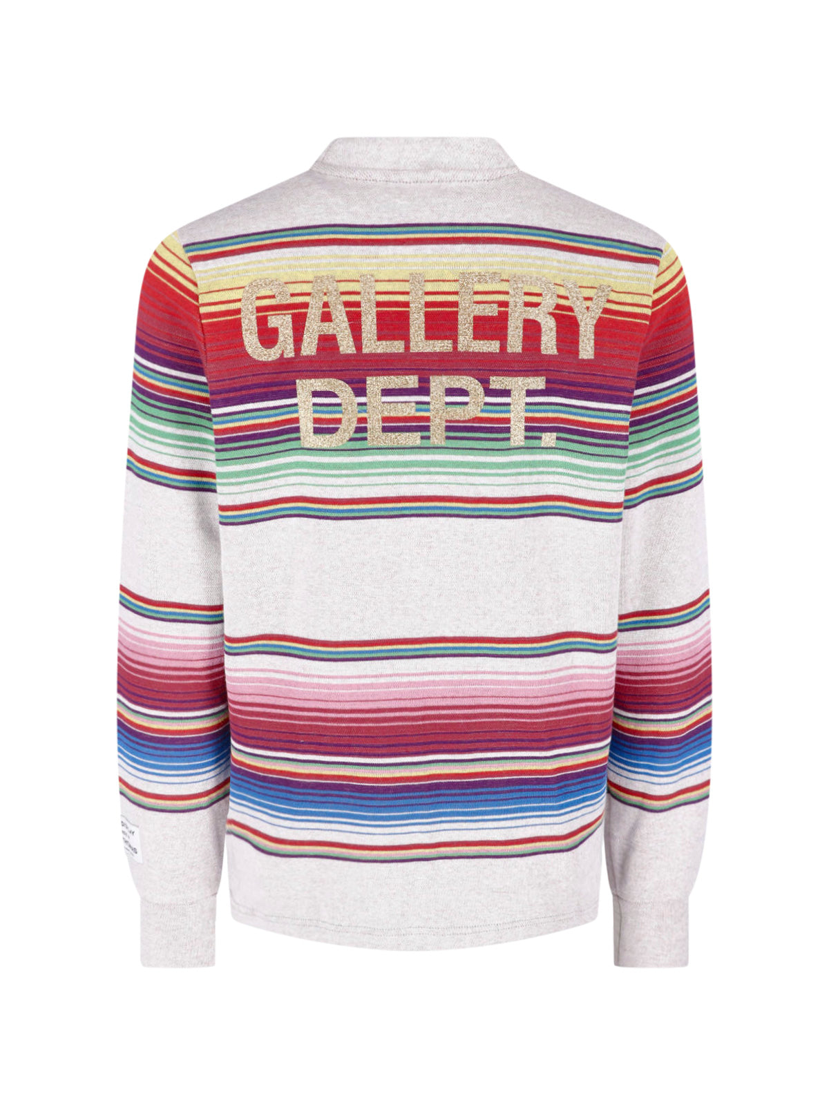Multicolored Striped Knitwear With Crew Neckline