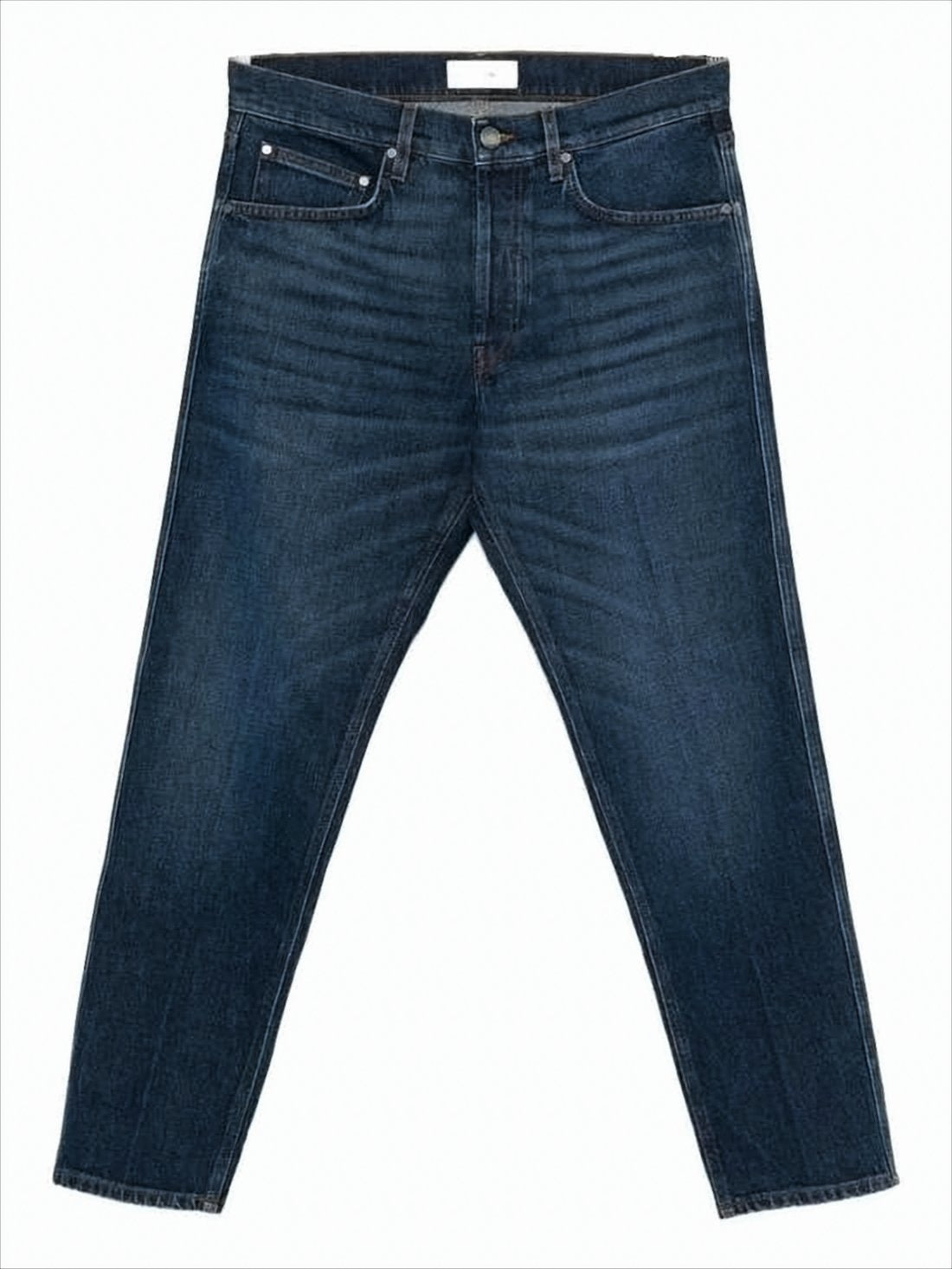 Tapered Blue Denim Pants