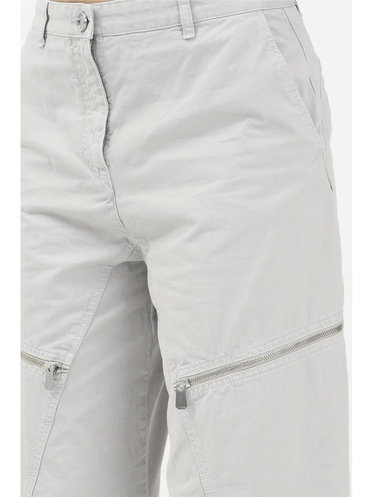 Pinko Sere Nere Wide Leg Trousers - Light Grey