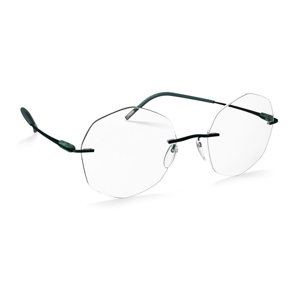 5561/Lh Geometric Rimless Titanium Sunglasses