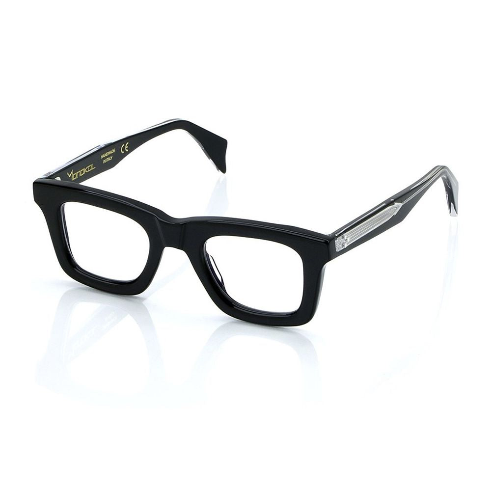 Concept Eyewear Mk308 Squared Black Mazzucchelli Acetate Eyewear
