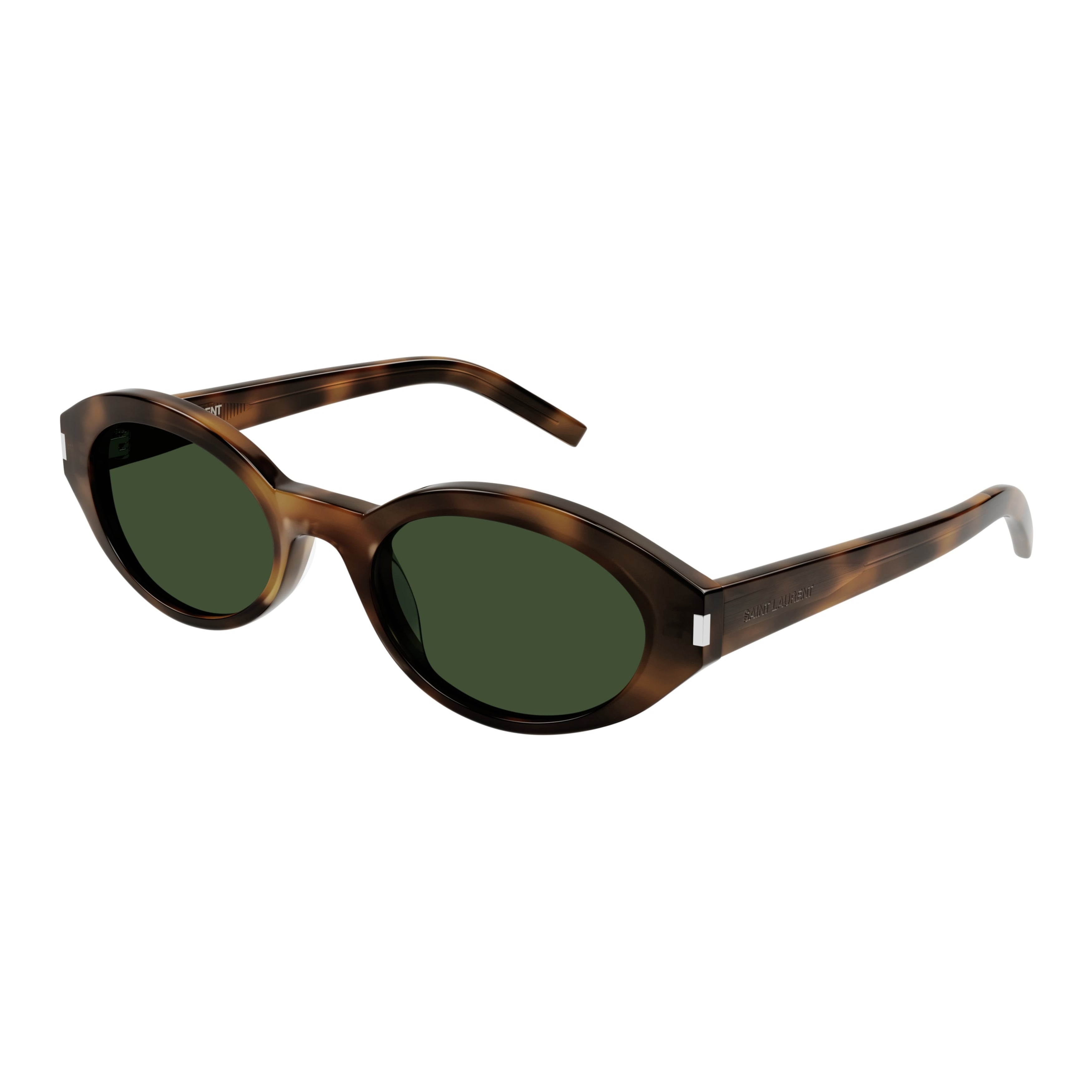 Sl 567 Tortoiseshell Oval Sunglasses