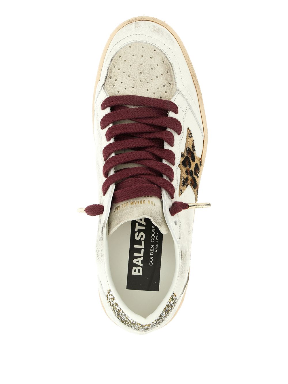Low-Top Sneakers with Metallic Silk