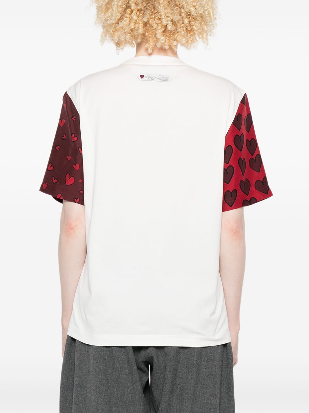 Short-Sleeve Cotton-Silk Blend Top