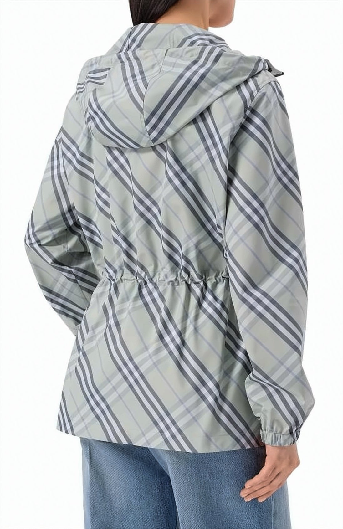 Lightweight Hooded Jacket with Adjustable Waist