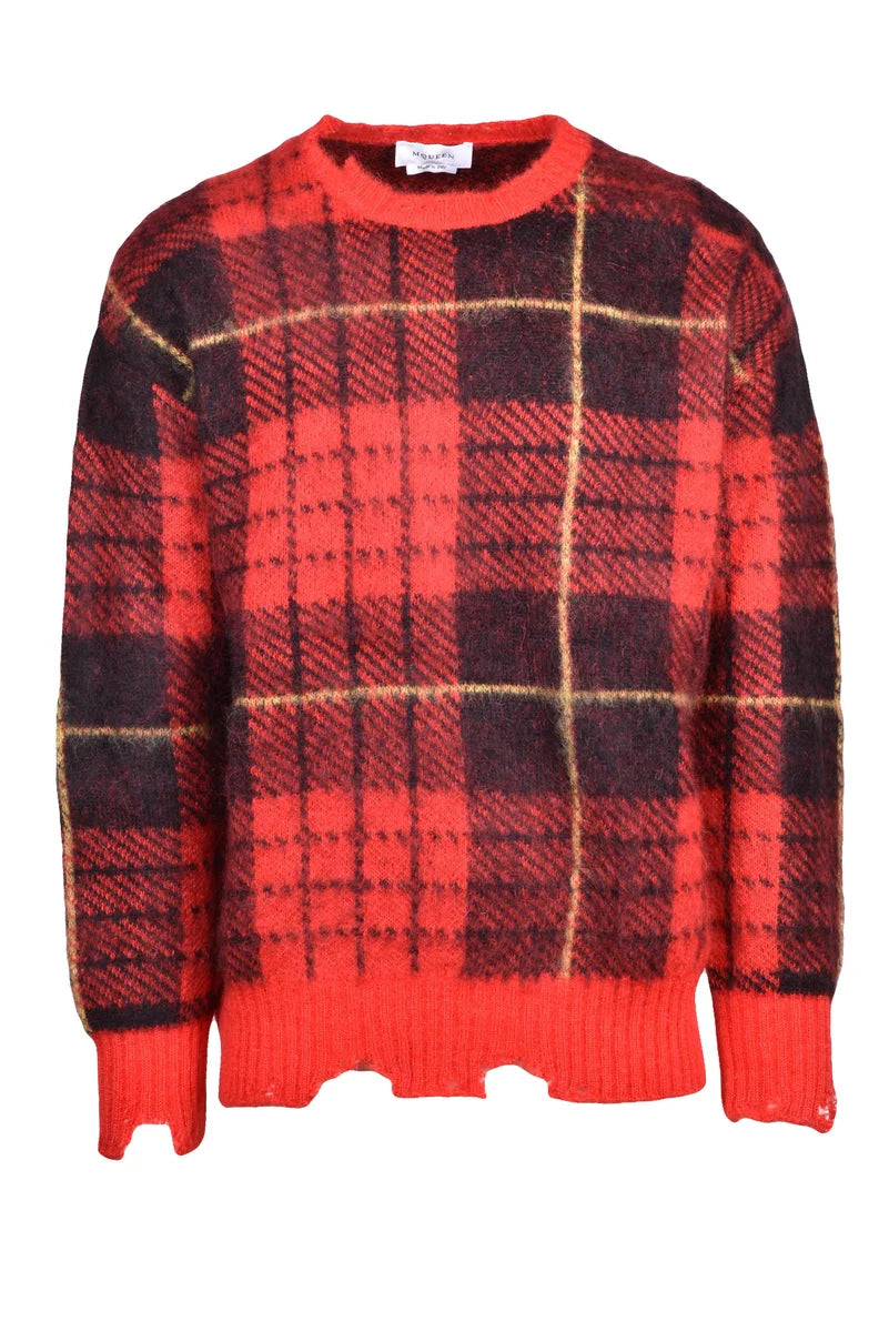 Mohair Silk Sweater - Red