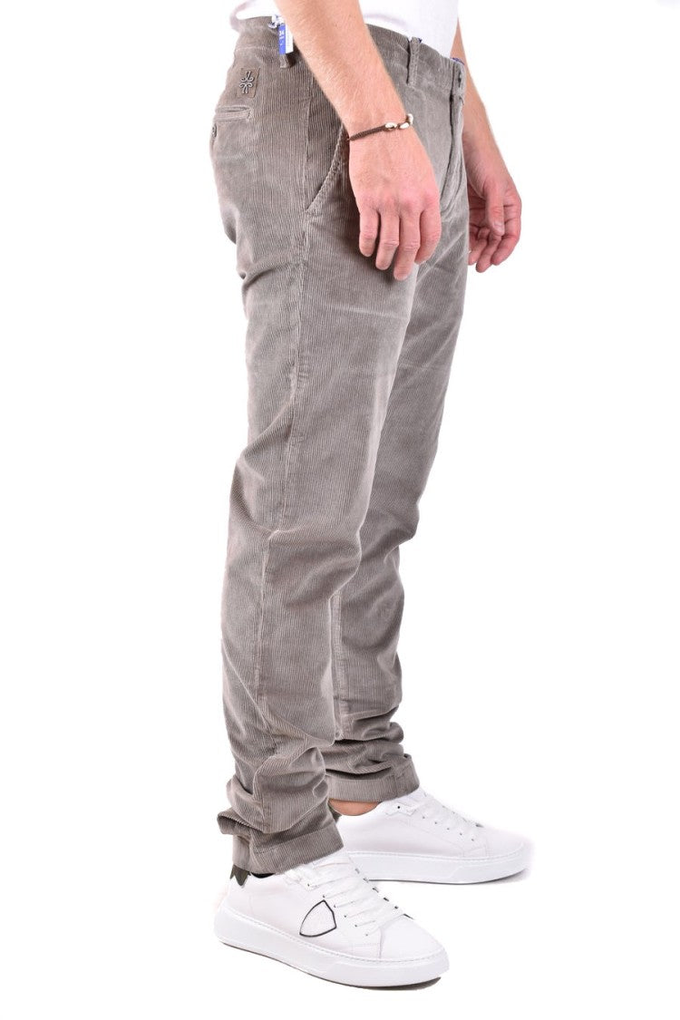 Grey Cotton Trousers