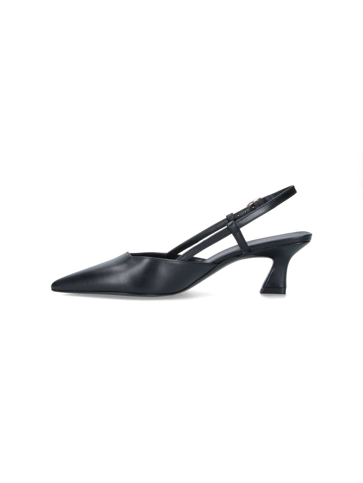 Black Vinnie 50 Calf Leather Pumps