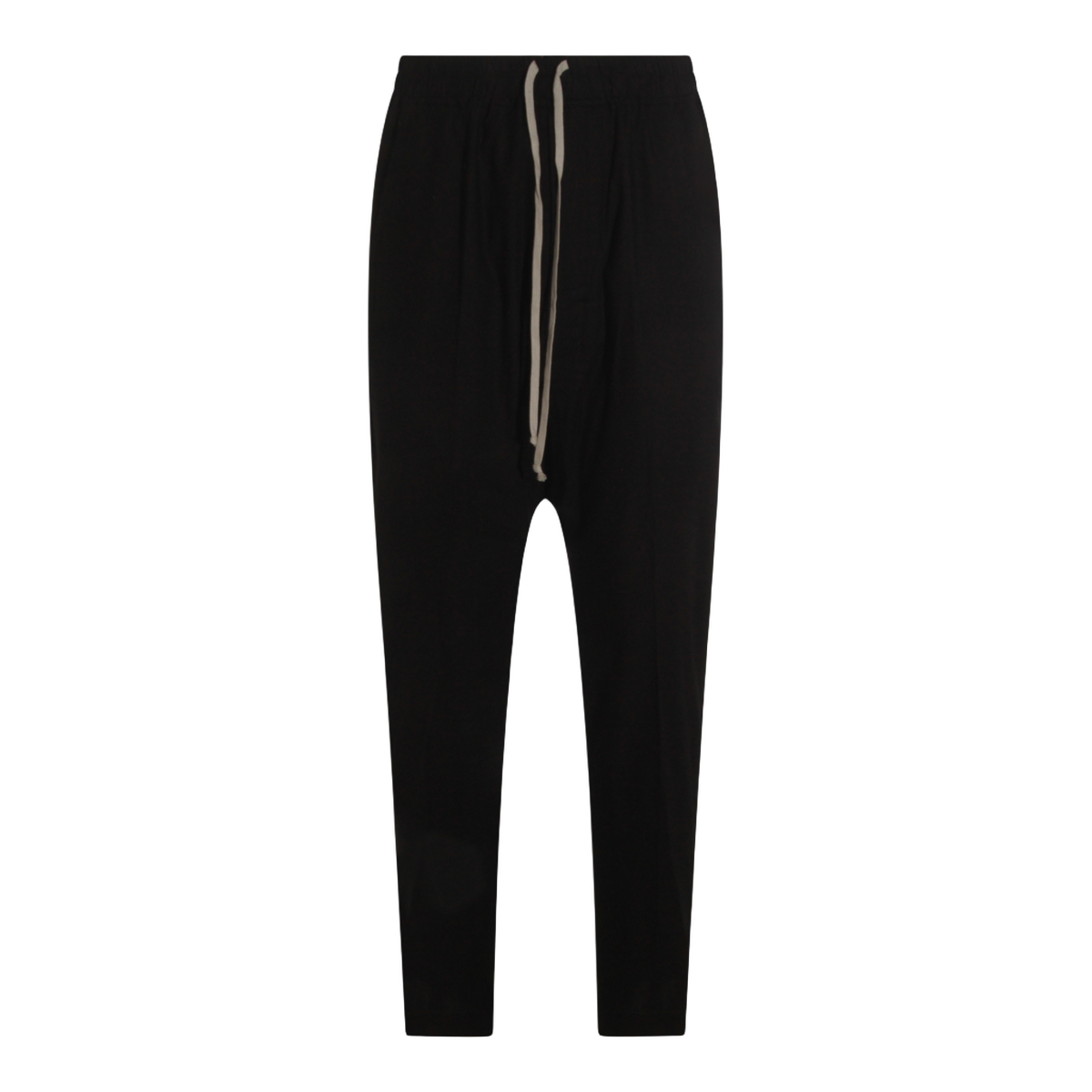 Relaxed Fit Trousers with Dropped Crotch