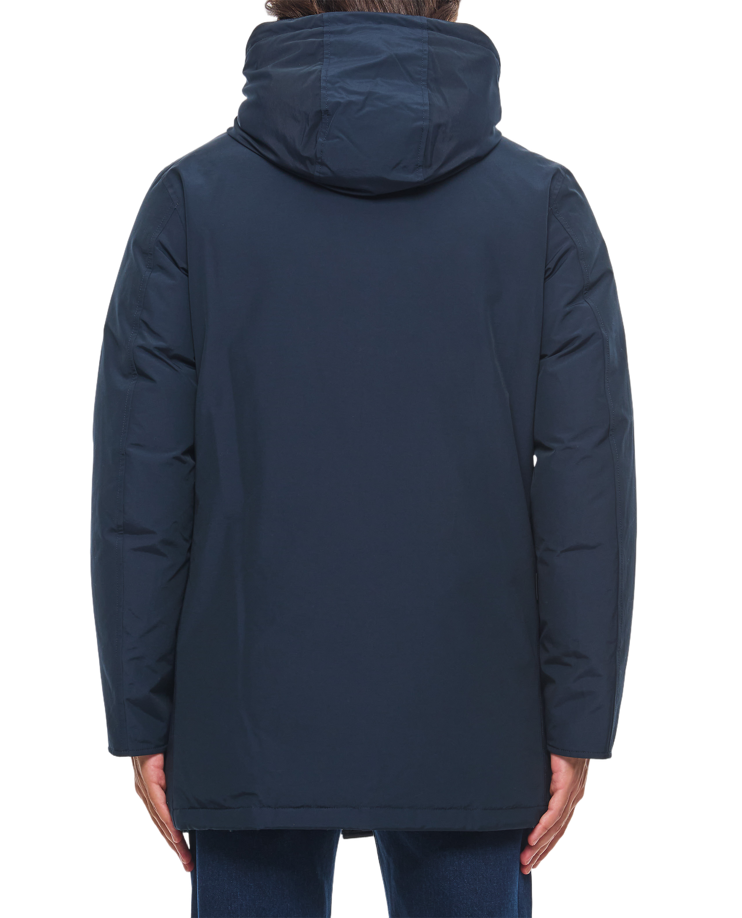 Functional Dark Blue Woolrich Parka