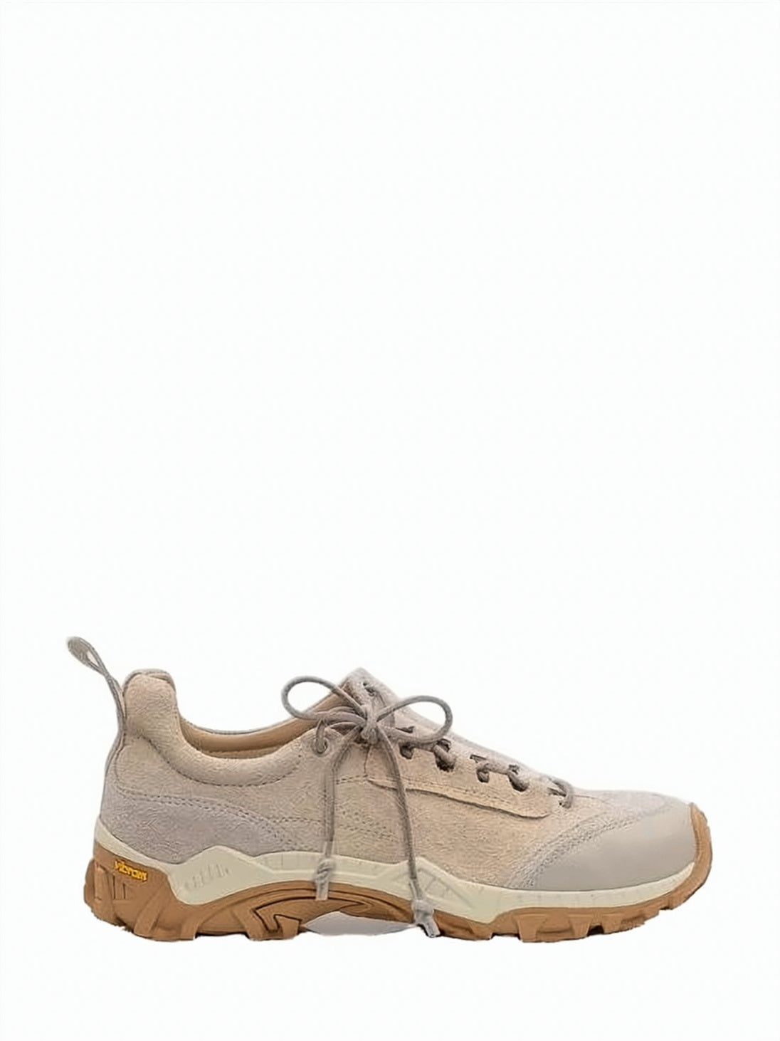Low-Profile Suede Sneakers with Vibram Sole