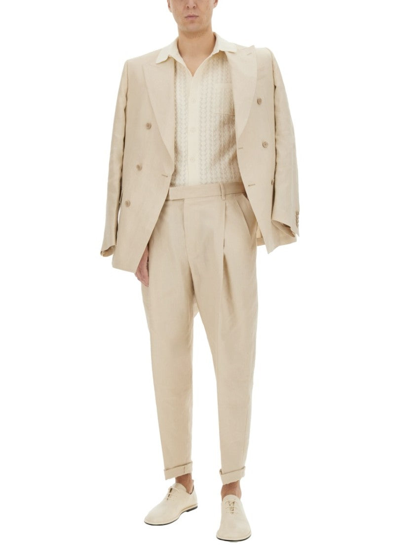 Perforated Cotton Knit Shirt