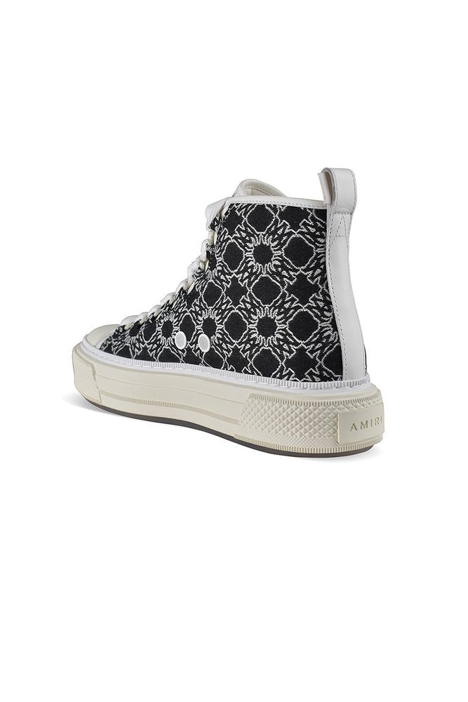 Black Canvas Sneakers Ankle Boots