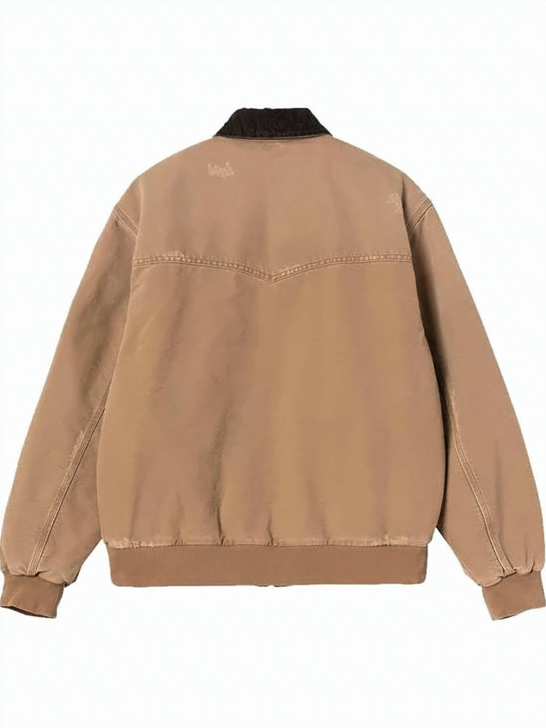 Quilted Organic Cotton Jacket with Corduroy Collar