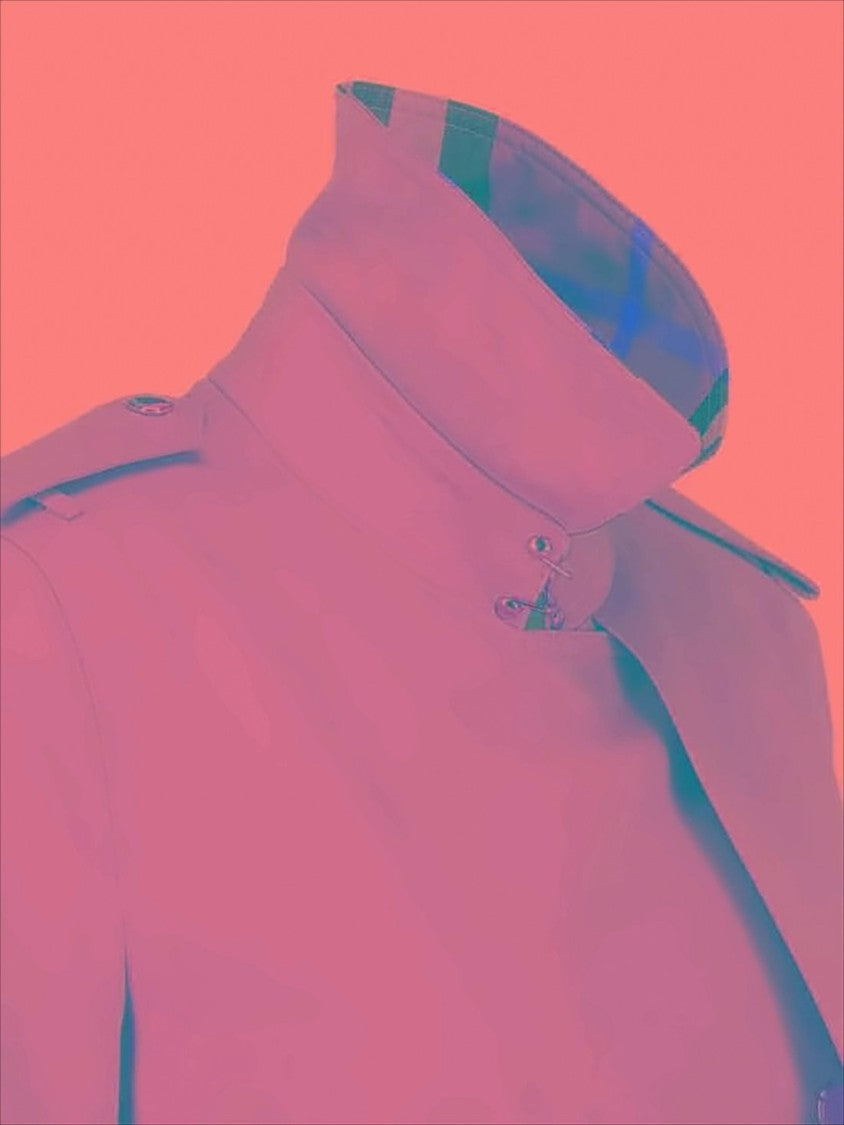 Classic Trench Coat With Belted Waist