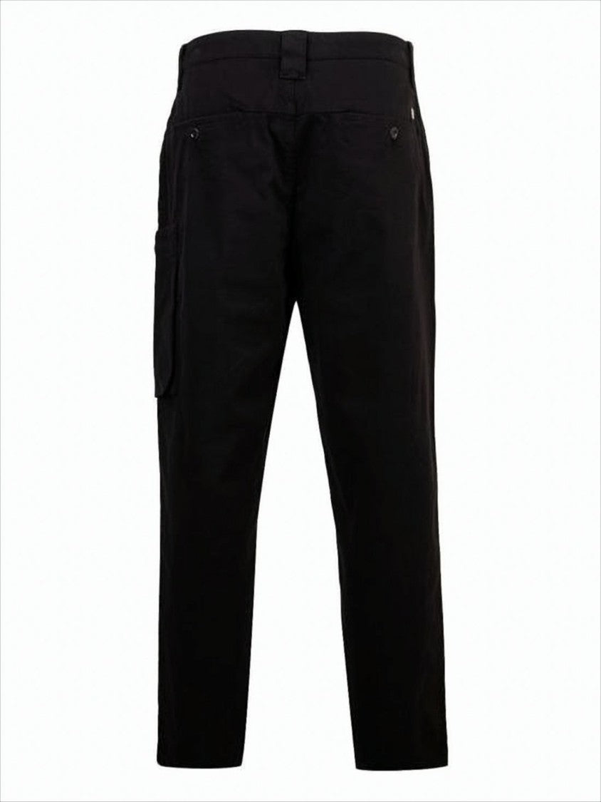 Straight Fit Cargo Pants With Circular Lens Detail