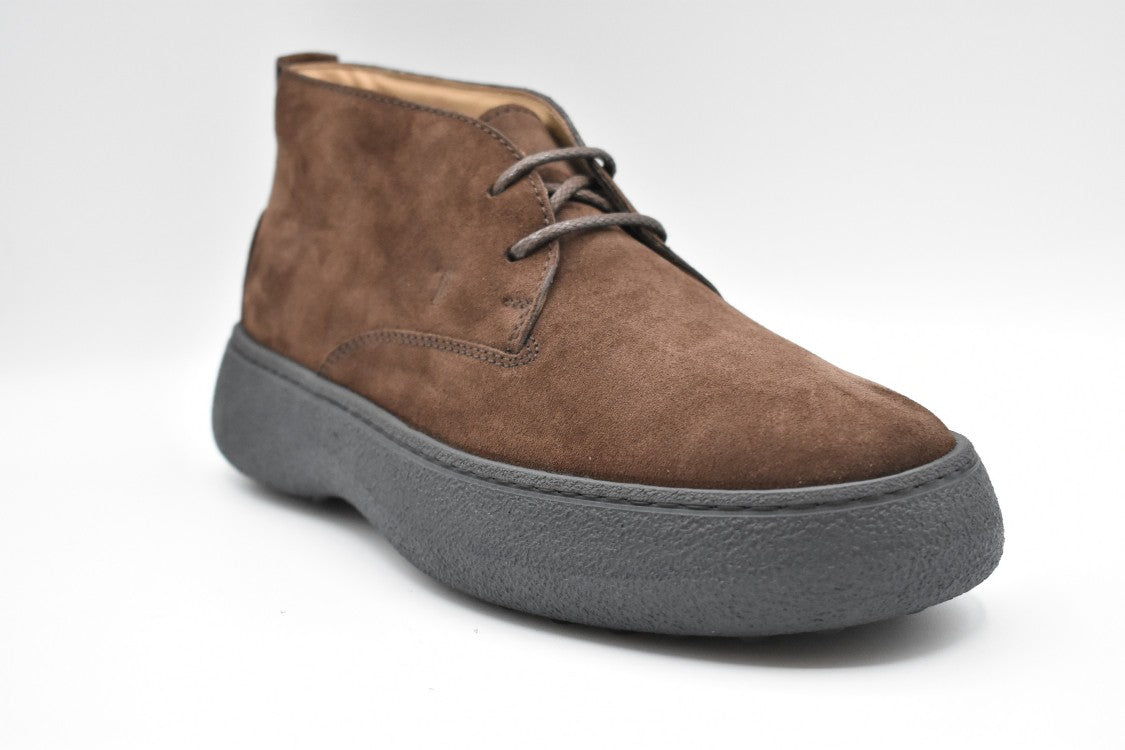 Suede Brown Flat Shoes