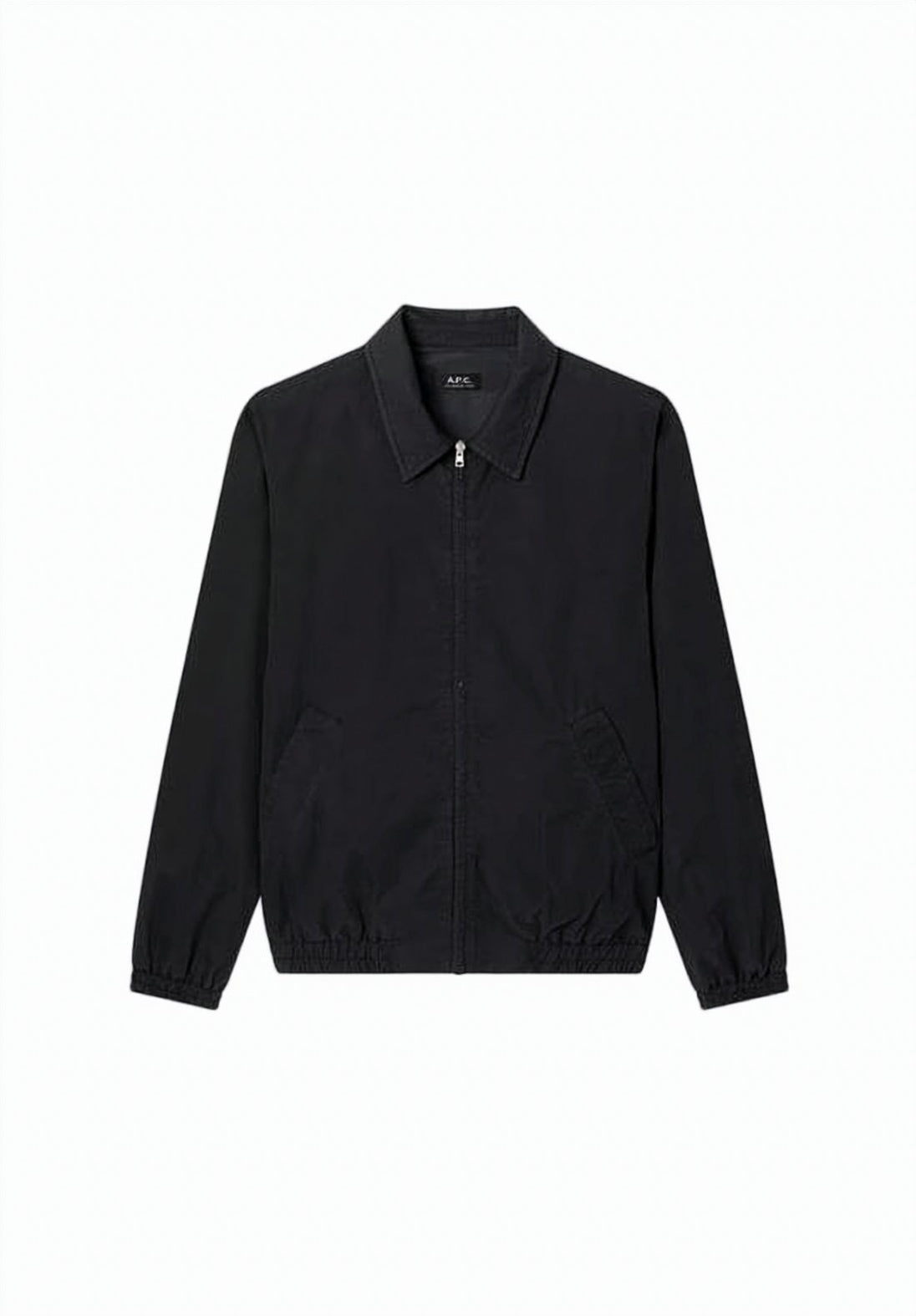 Black Jacket with Front Zipper