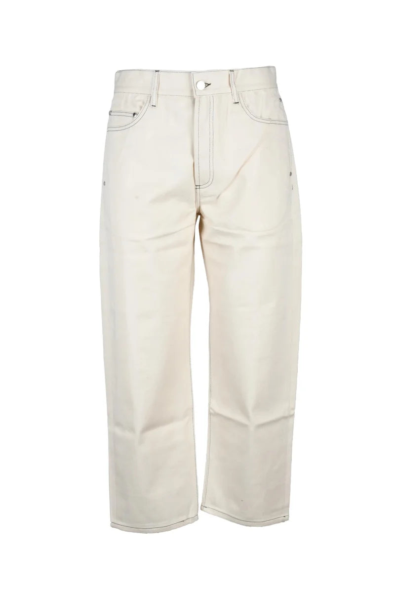 Cotton Jeans - Beige