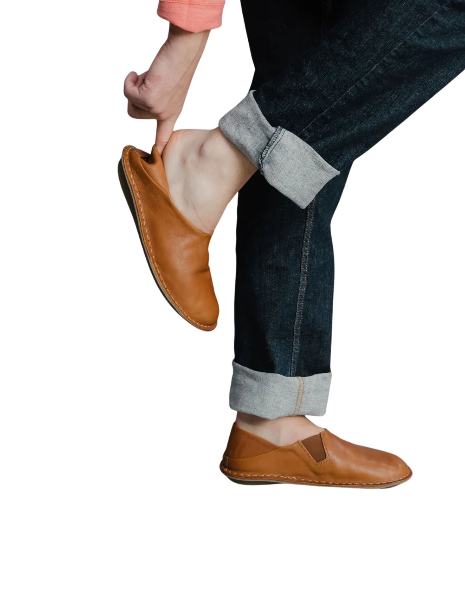 Zuma Leather Cognac Brown Unisex Shoes