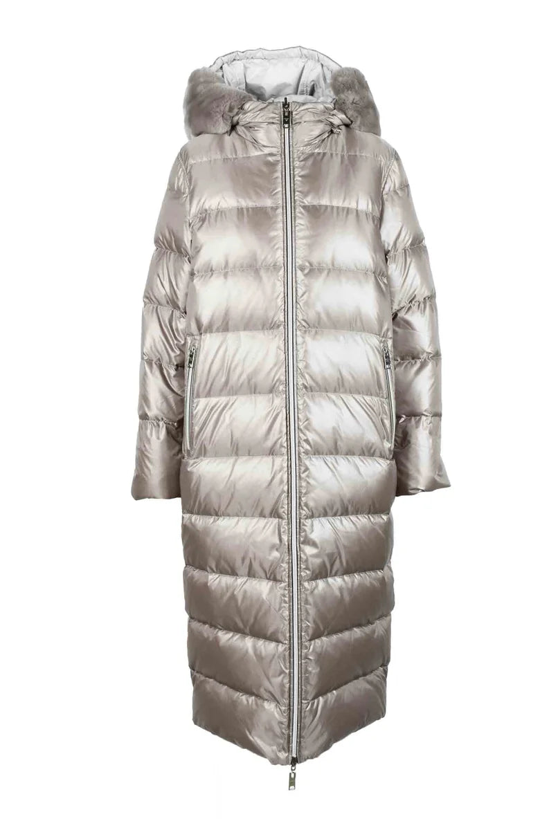 Short Down Jacket - Grey