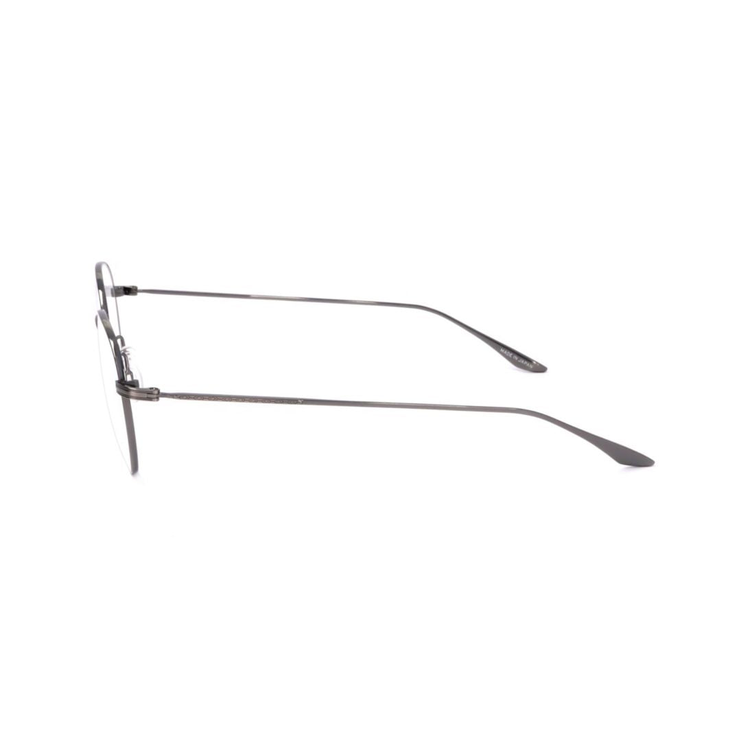 Bp5037 501tb Round Lens Grey Metal Eyeglasses with Minimalist Design