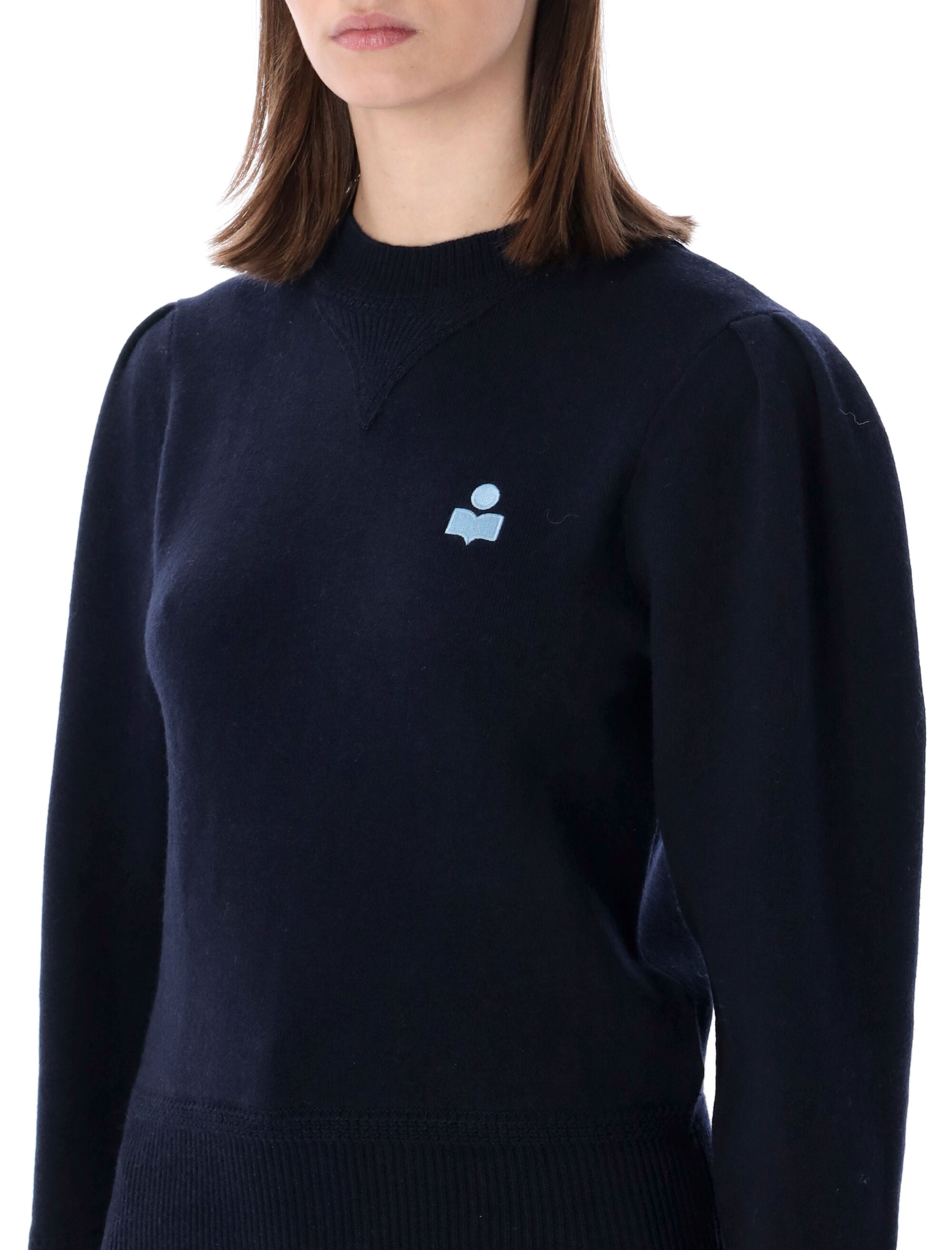 Kelaya Wool-Blend Puff-Sleeve Sweater
