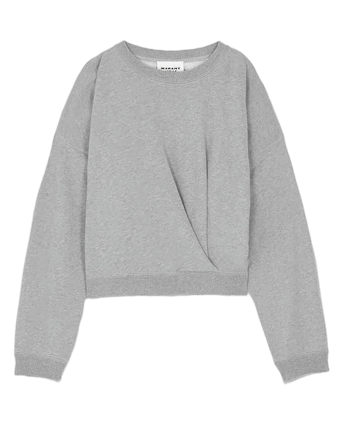 Cropped Long-Sleeve Top with Twist Detail